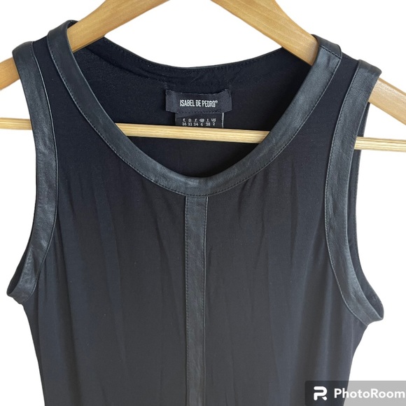 Beautiful designer black maxi dress Isabel de Pedro size 2 fits S/M VGEC - Picture 7 of 16